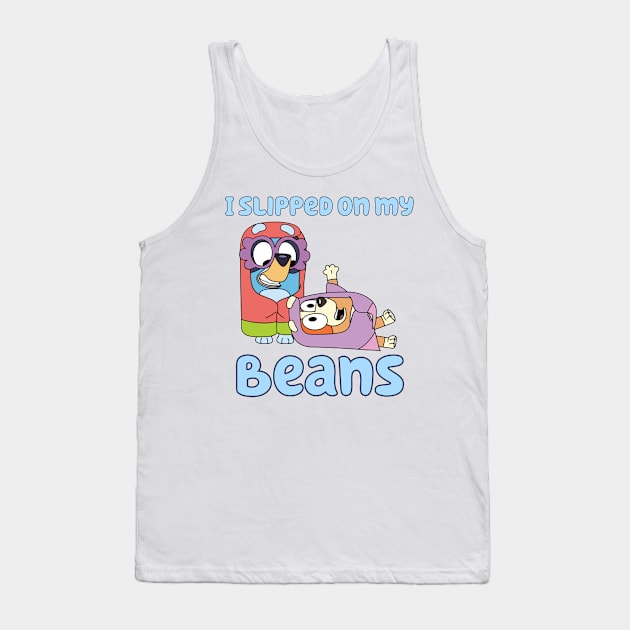 slipped on my beans Tank Top by HYPERBOXJGJ